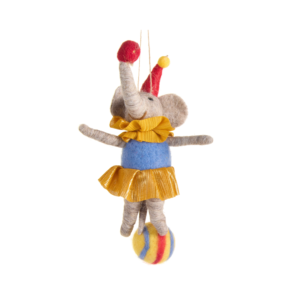 All Ears Felt Ornament, Red Hat