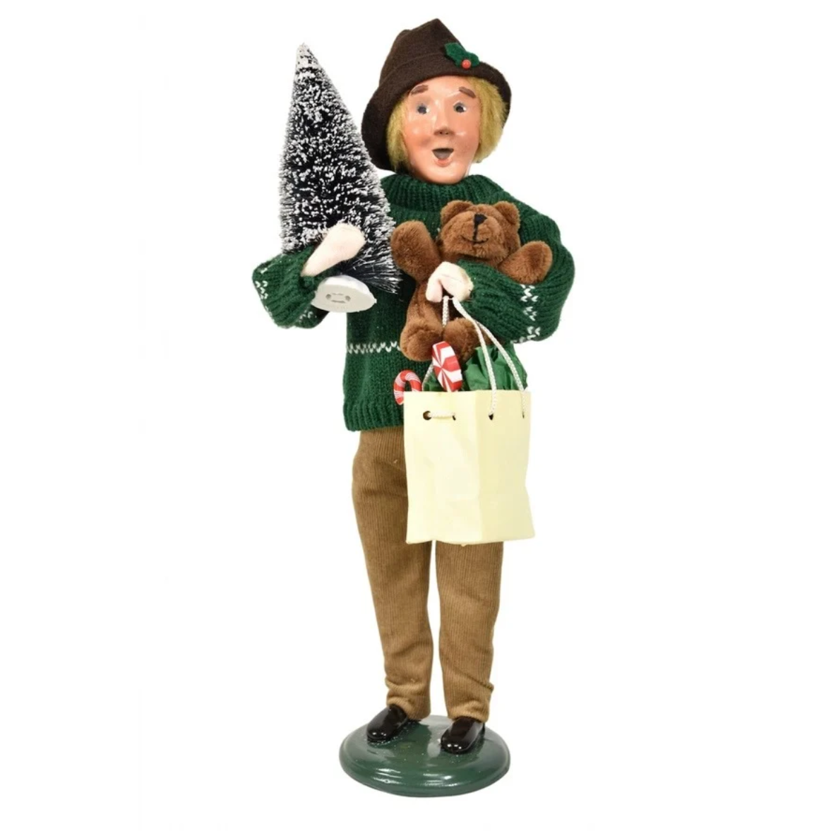 Byers Choice Shopping Family Man