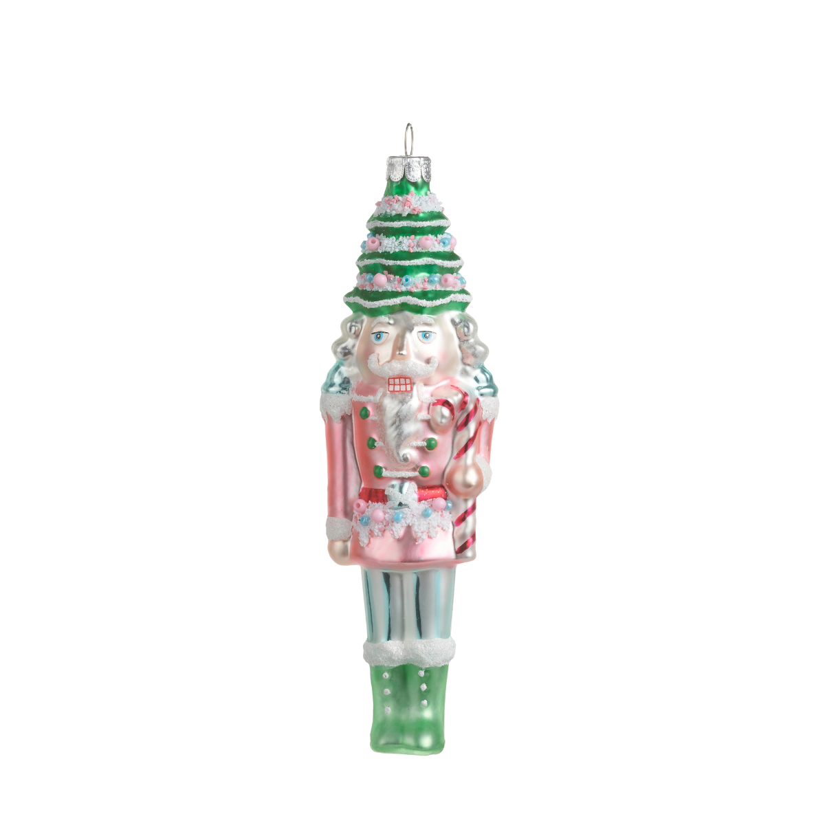 Sweet Dreams Nutcracker Ornament, Pink