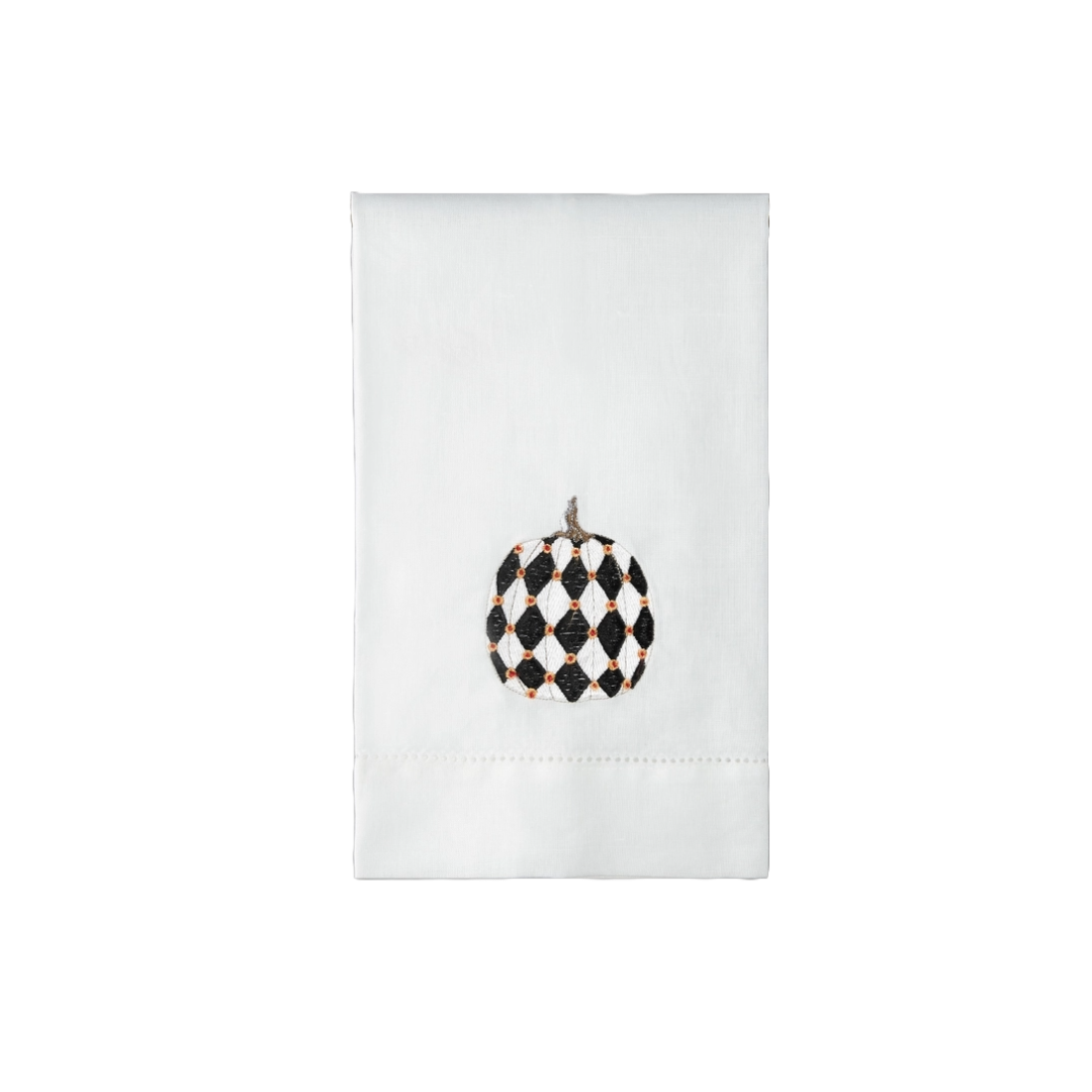 Pumpkin Harlequin Tea Towel