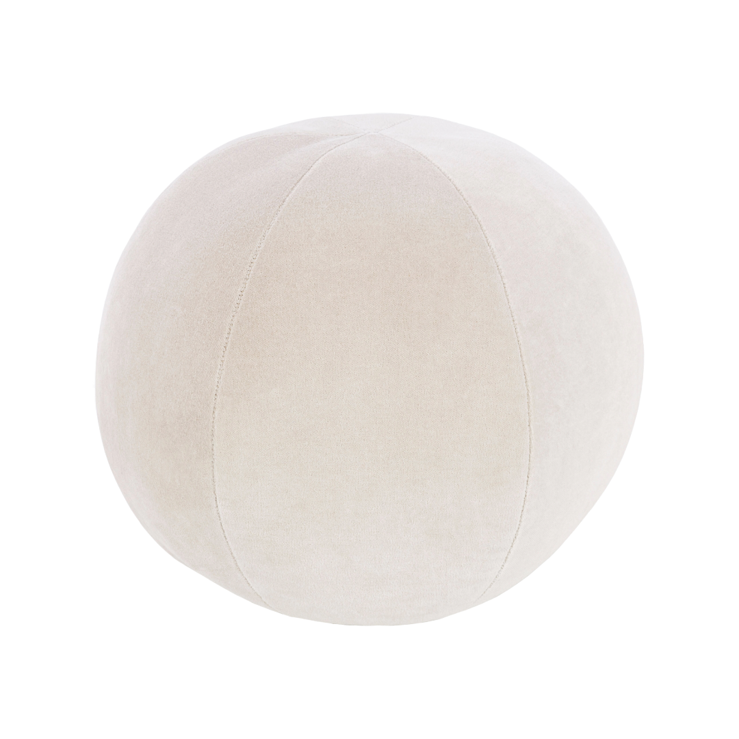 Lafayette Sphere Pillow, Ivory