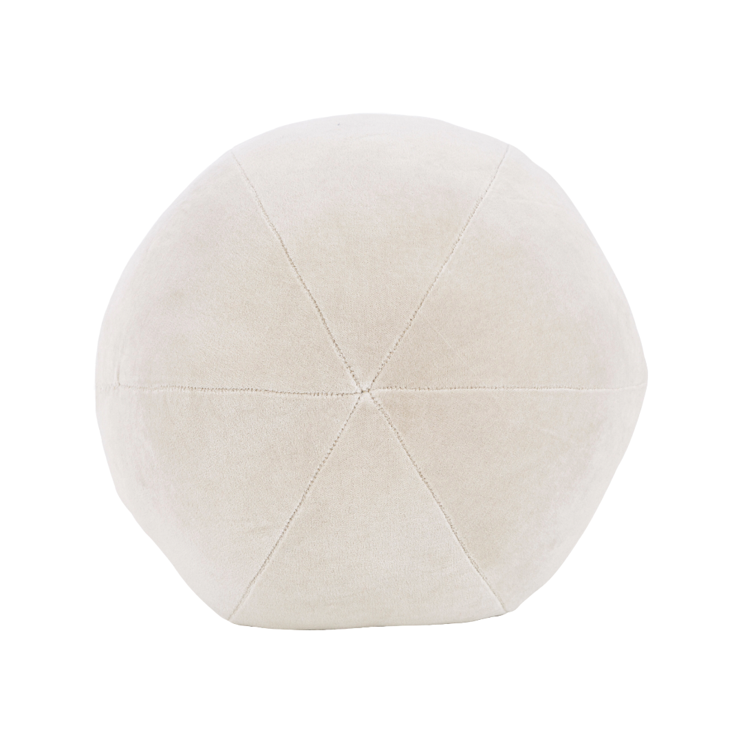 Lafayette Sphere Pillow, Ivory