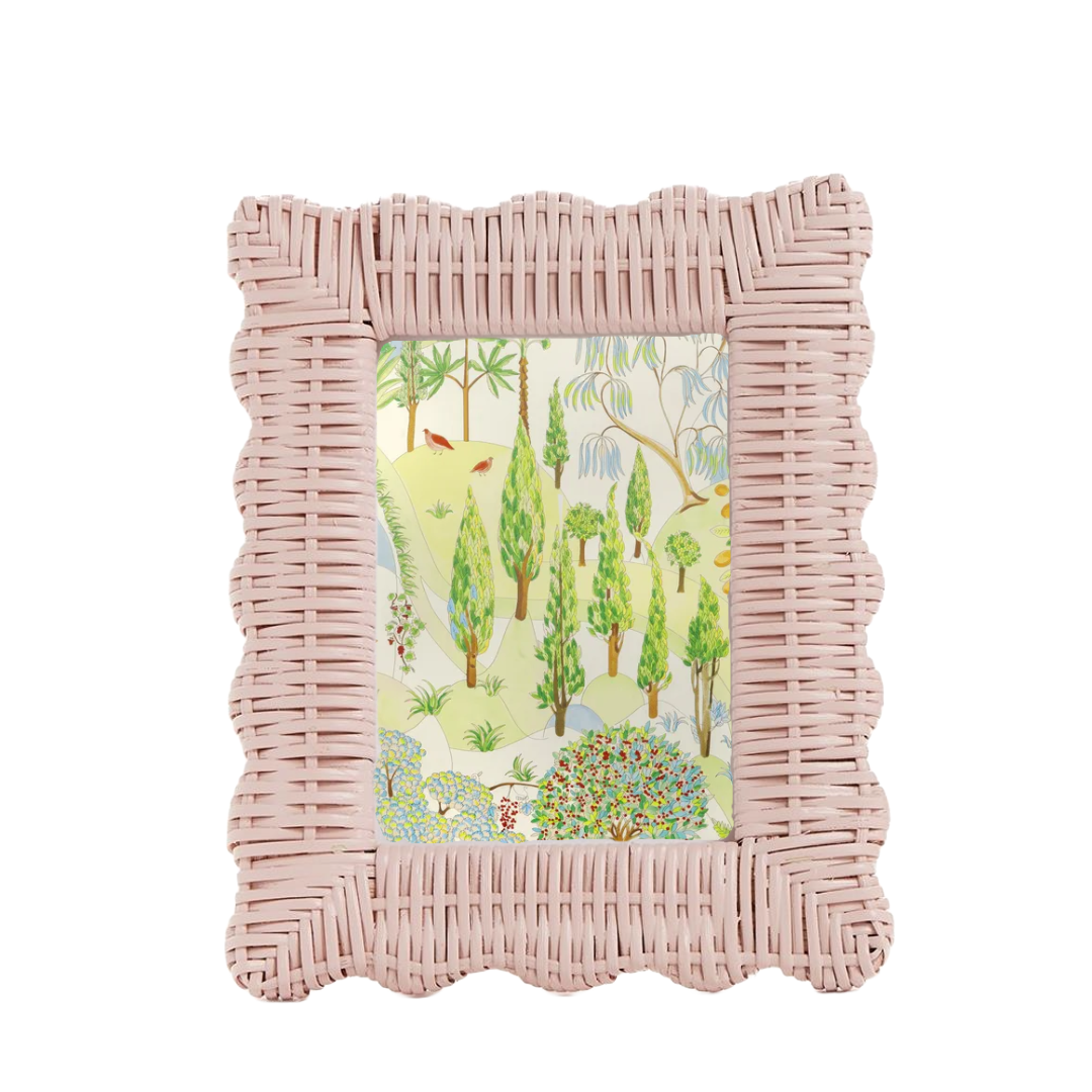 Daniel Wicker Frame, Pink, Multi Sizes