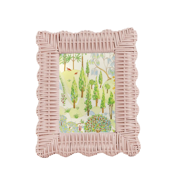 Daniel Wicker Frame, Pink, Multi Sizes - Hunt and Bloom