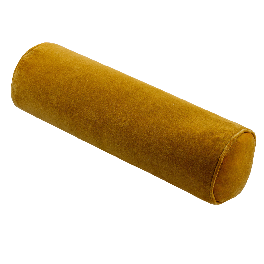 Jig Bolster Pillow, Mustard