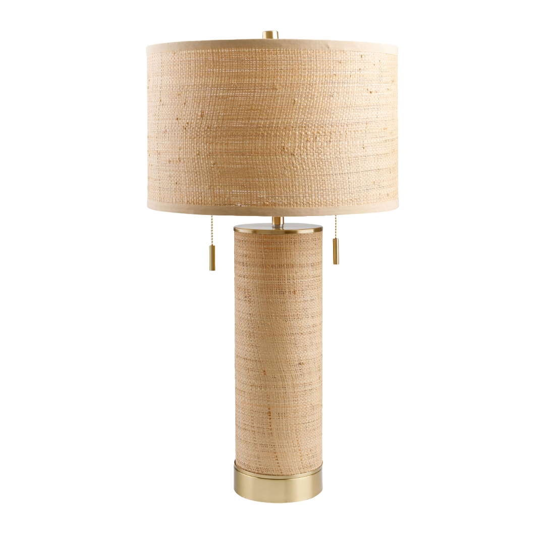 Adrienne Rattan Lamp