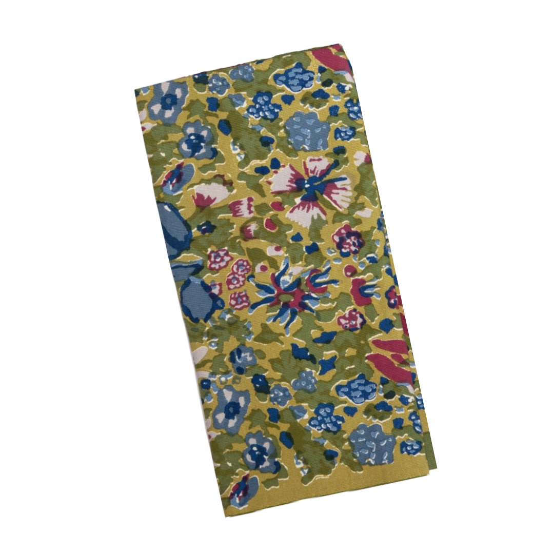 Jardin Blue & Vert Tea Towel