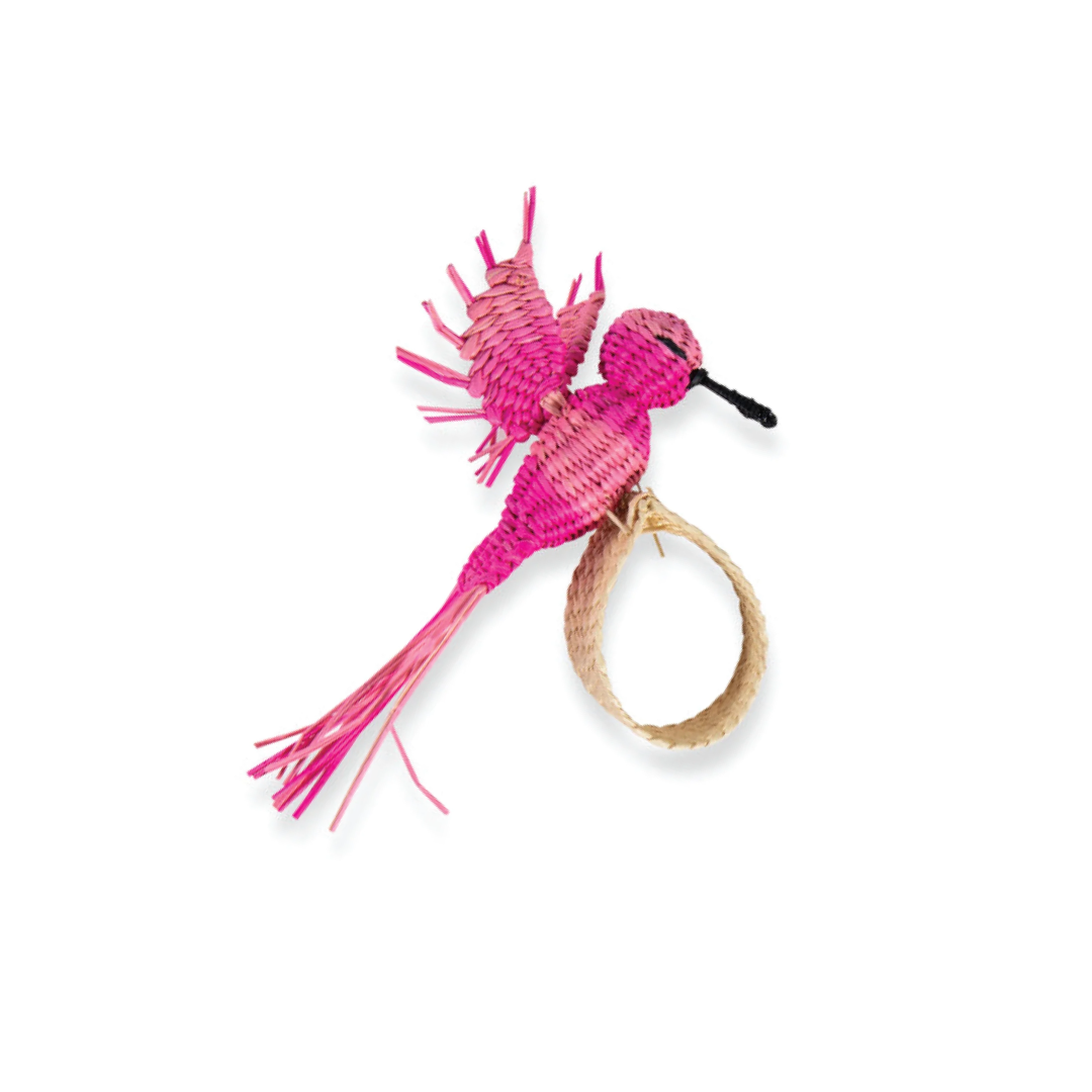 Hummingbird Napkin Ring, Pink