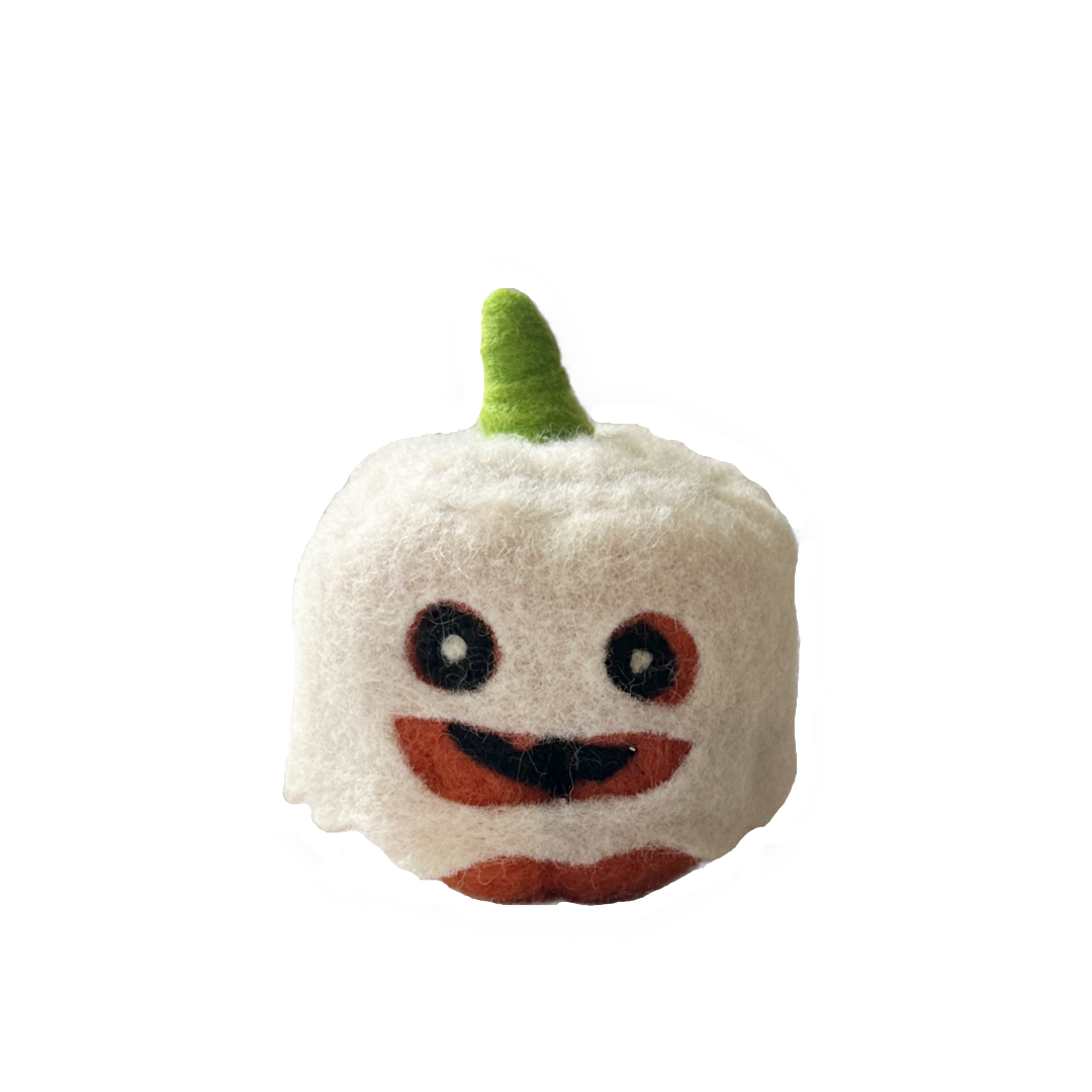 Plush Pumpkin Head, Ghost