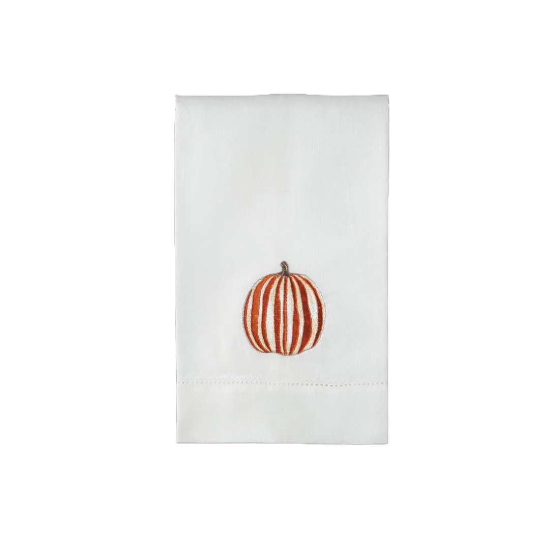 Pumpkin Stripe Tea Towel