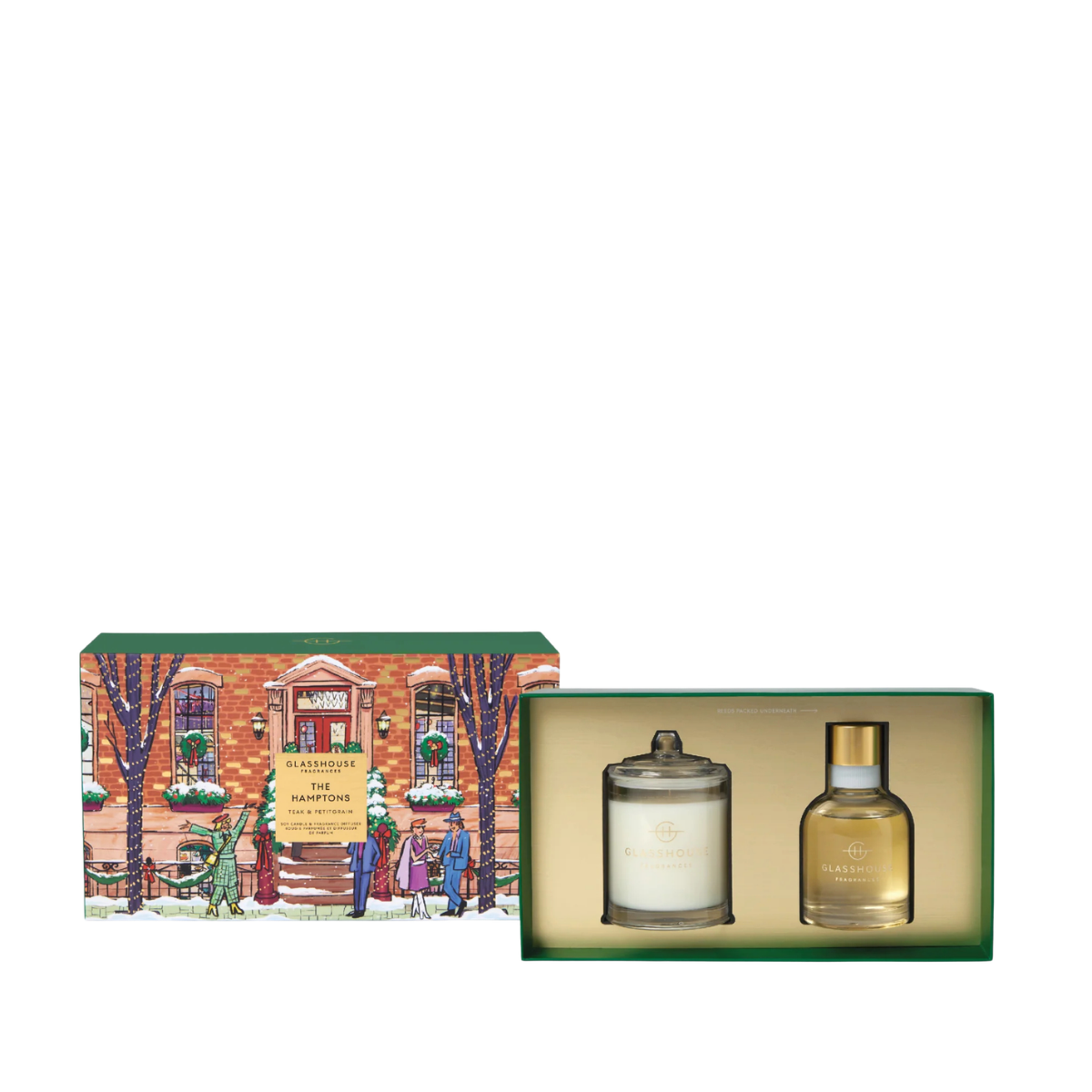 Glasshouse The Hamptons Candle & Diffuser Set