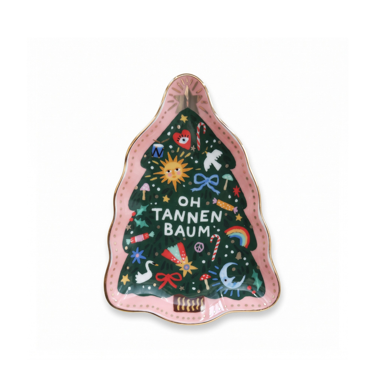 Oh Tannenbaum Porcelain Trinket Tray