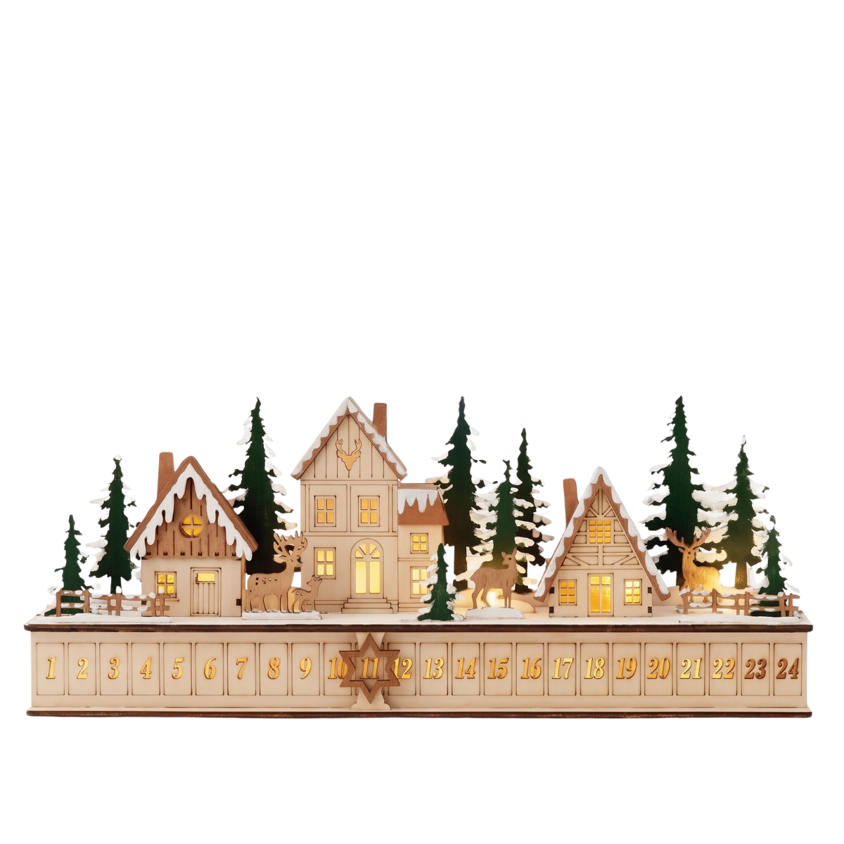 Bavarian Village Advent Calendar