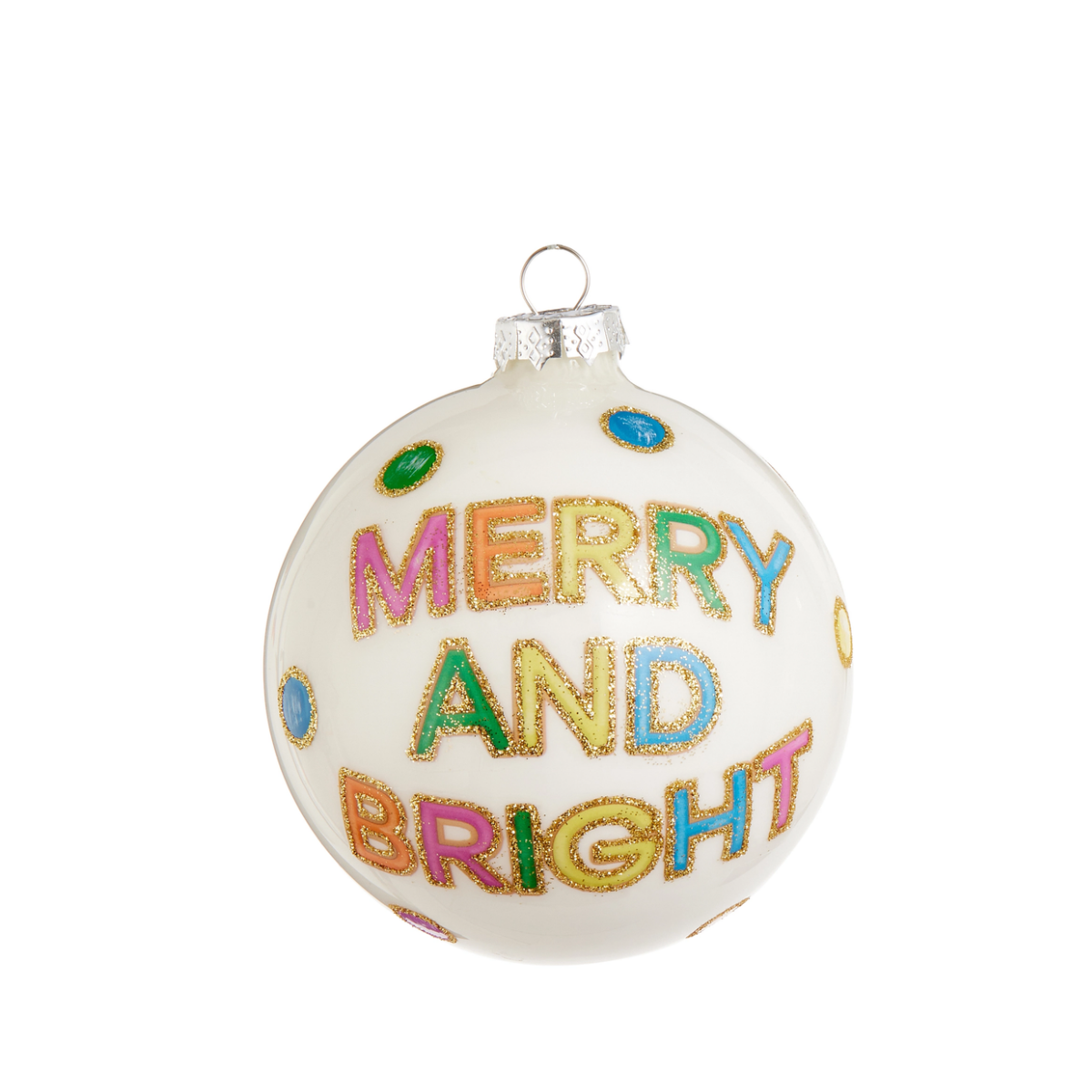 Merry & Bright Ball Ornament