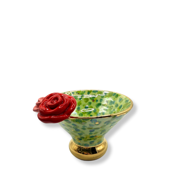 Mary Rose Young Dotted Candy Dish, Green