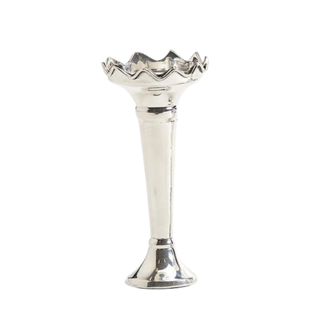 Lakely Petite Silver Bud Vase