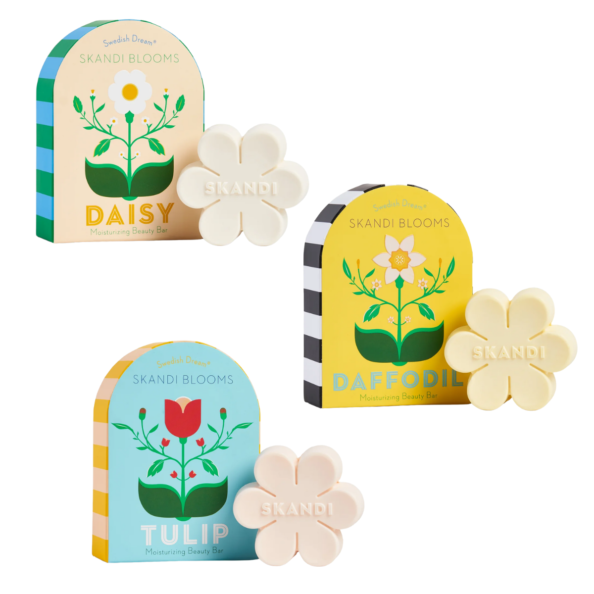 Skandi Blooms Soaps, Set of 3