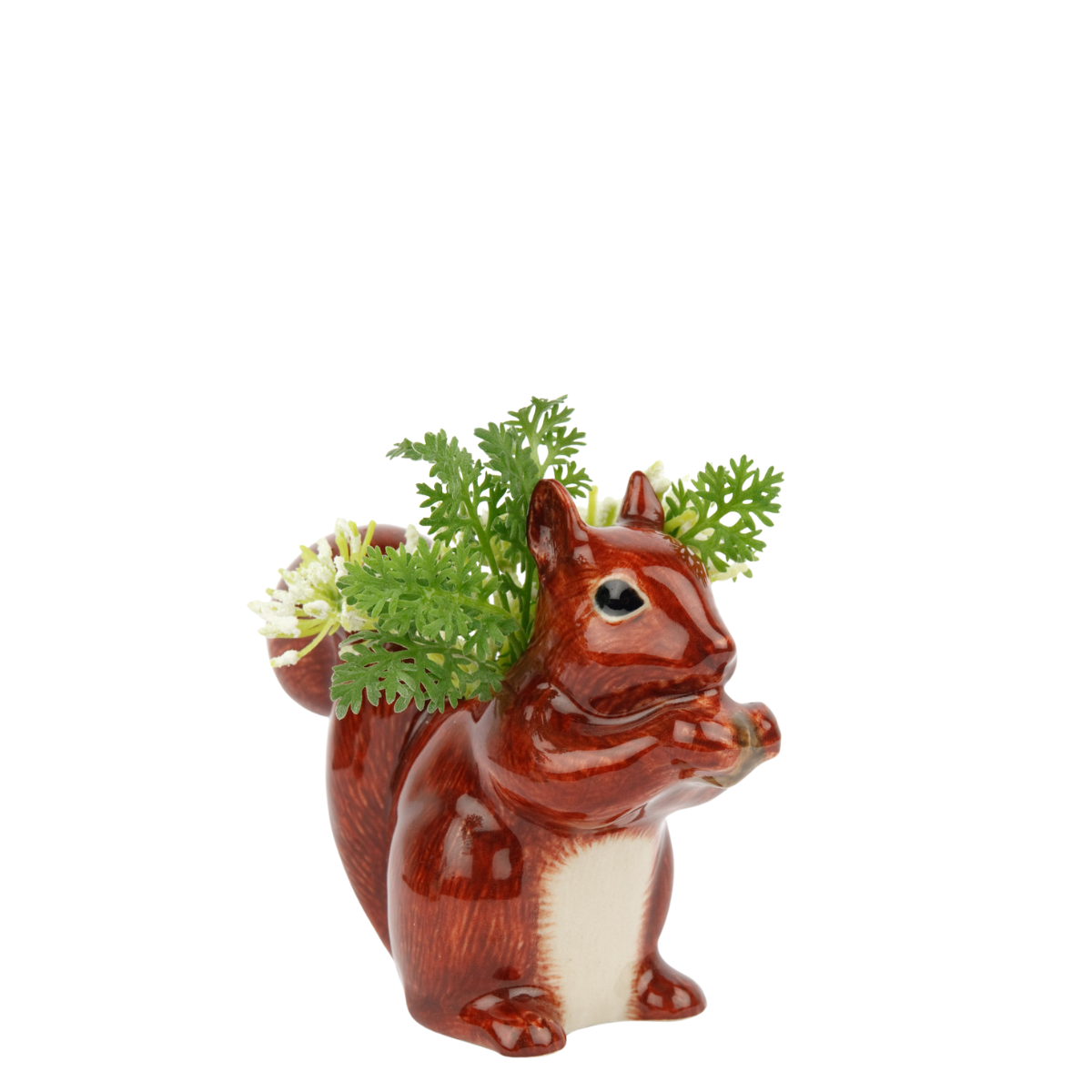 Quail Ceramics Squirrel Bud Vase