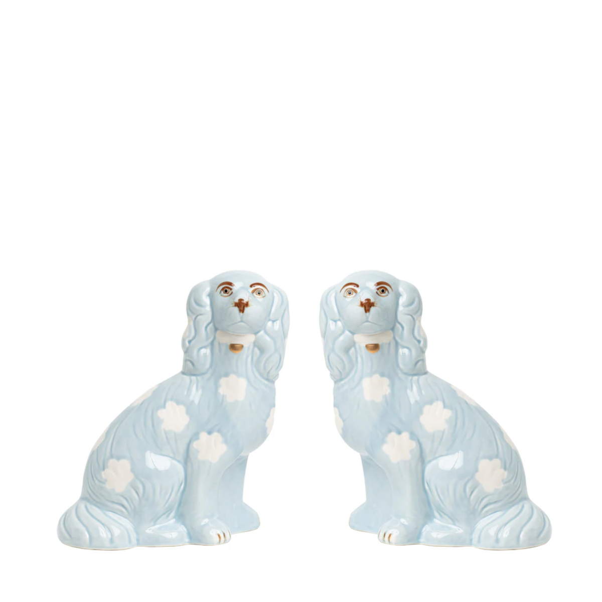 Pawley Pale Blue Staffordshire Dogs