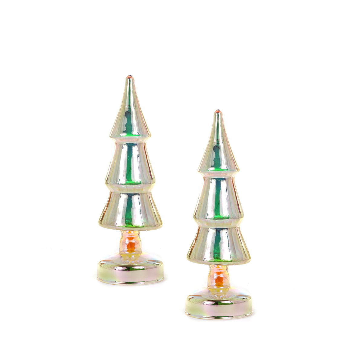 Poppy Iridescent Tree, Set of 2