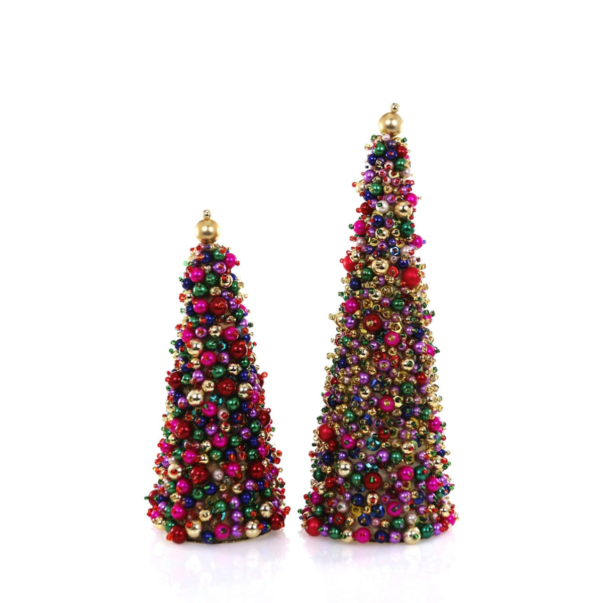 Brilliantly Baubled Trees, Set of 2