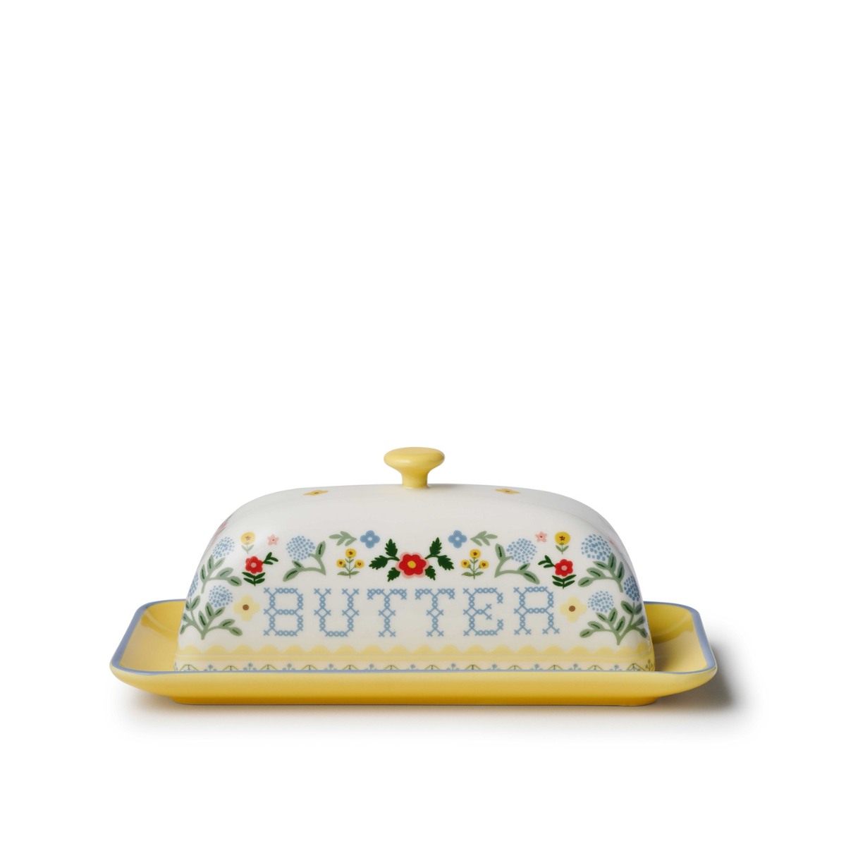 Rifle Paper Co. Home Sweet Home Porcelain Butter Dish