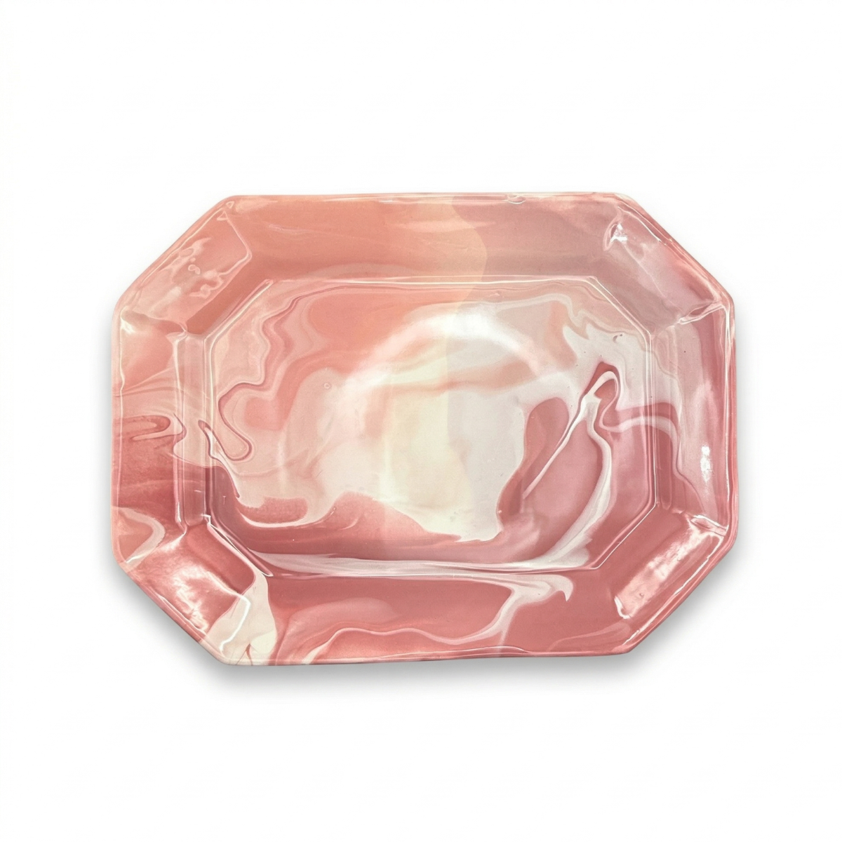 Paul Schneider Octagon Tray, Geode Pinks