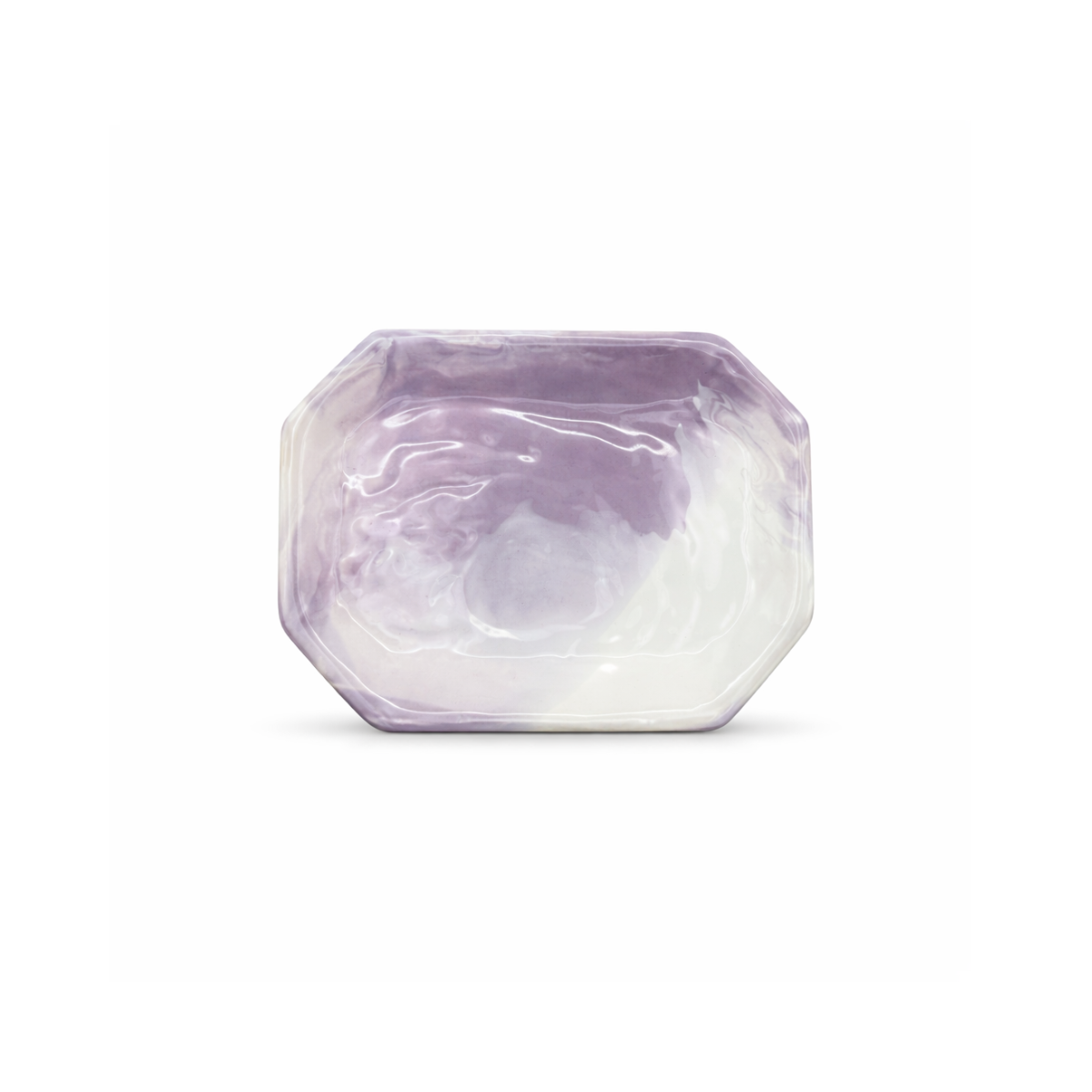 Paul Schneider Mini Octagon Tray, Lavender Geode