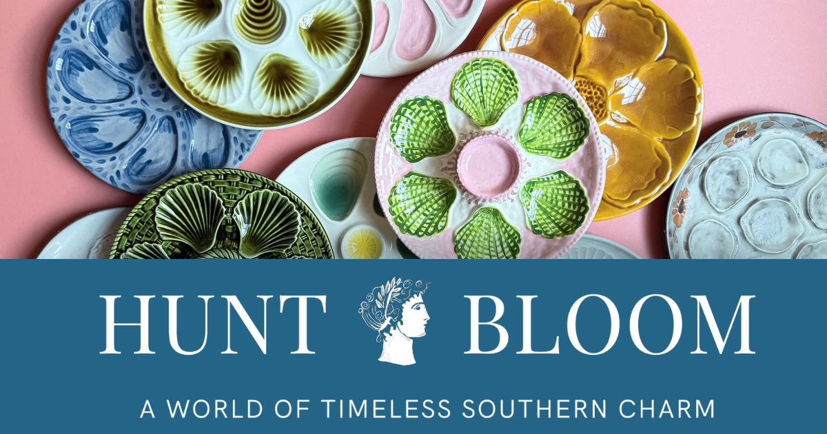 Vintage & Antique Oyster Plates - Hunt and Bloom