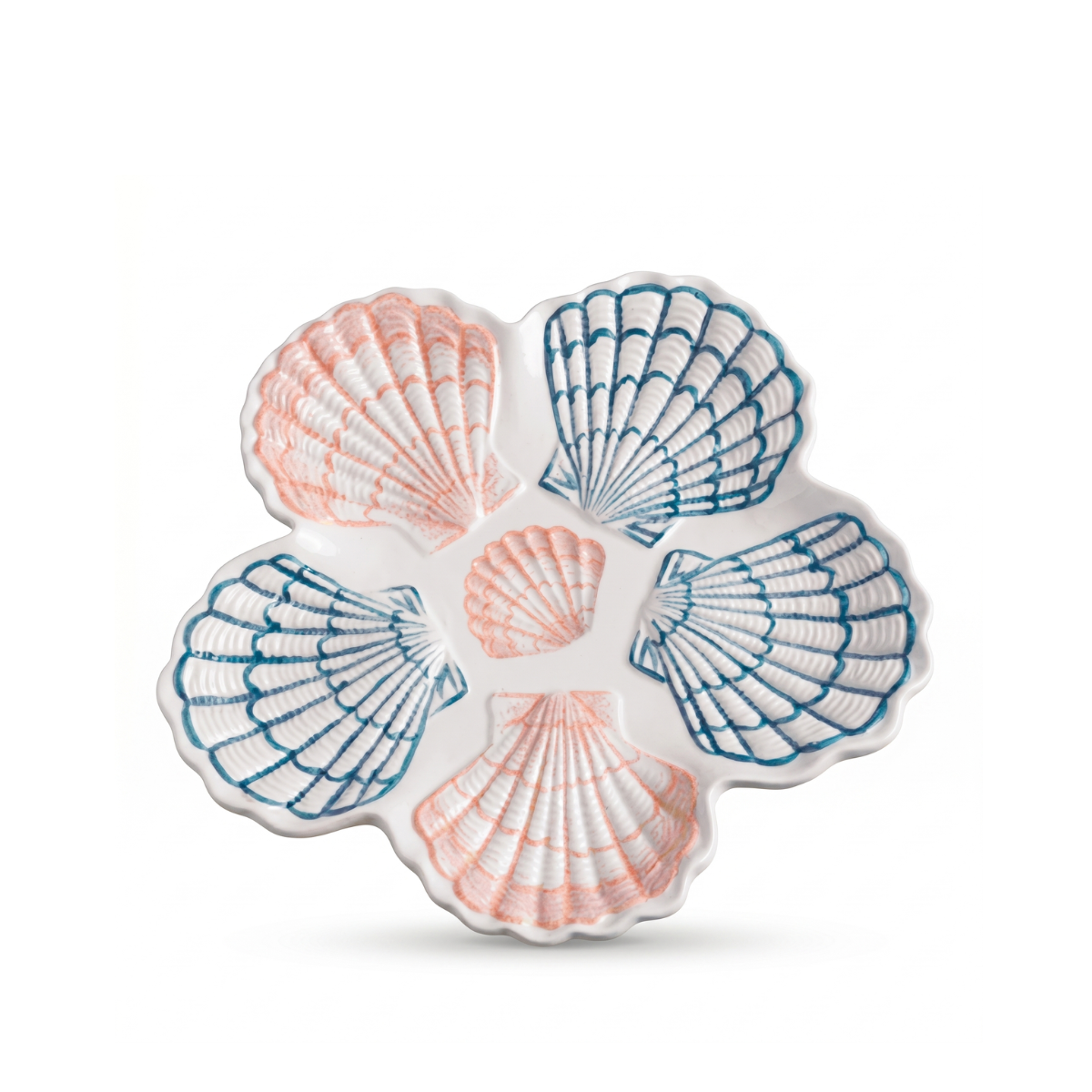 Colleen Scallop Plate & Platter Set