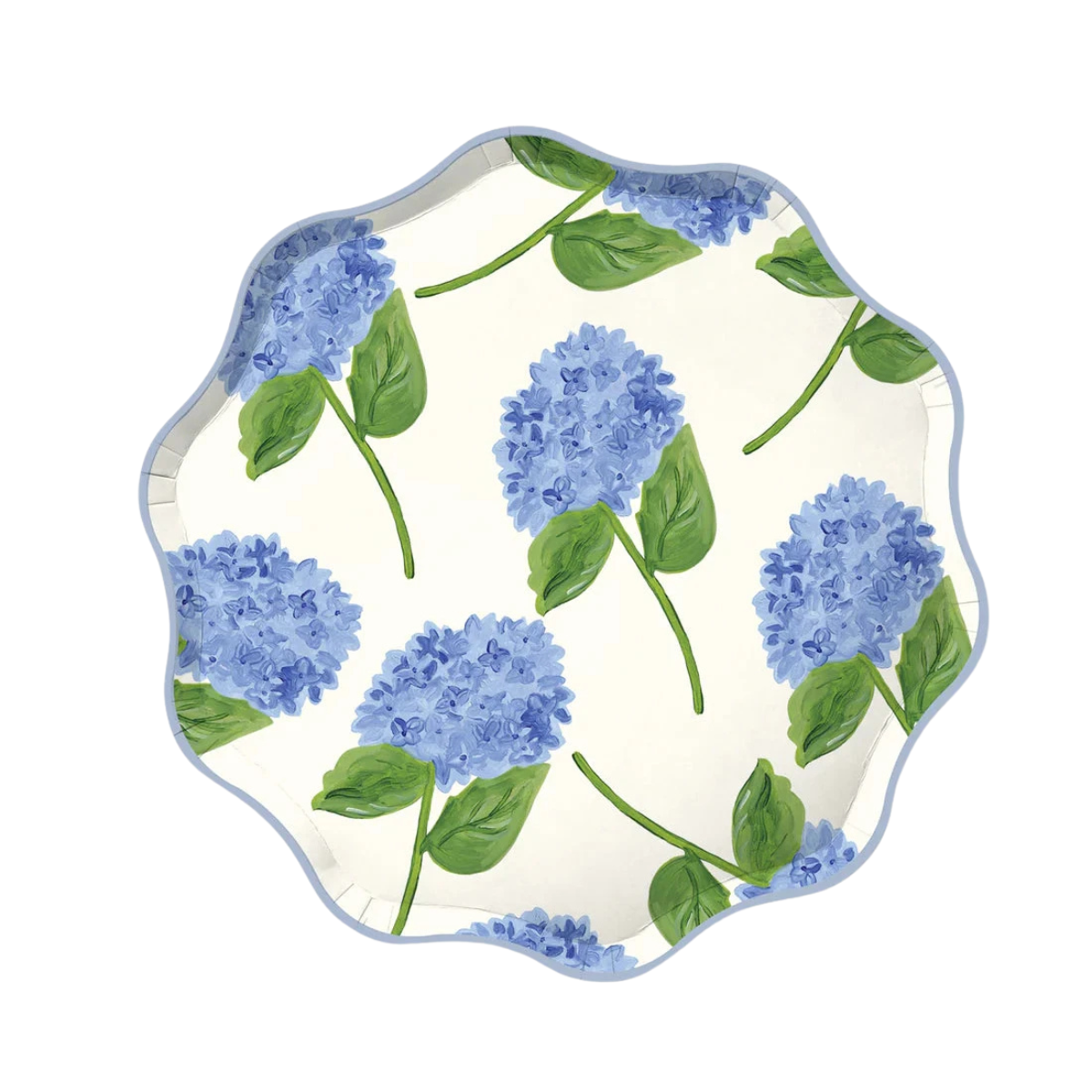 Mackenzie Dinner Paper Plate Set, Hydrangea