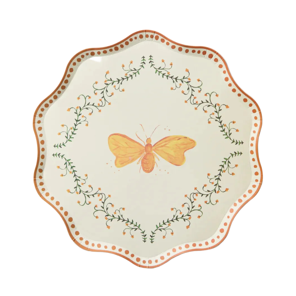 Flutter Dessert Paper Plate Set