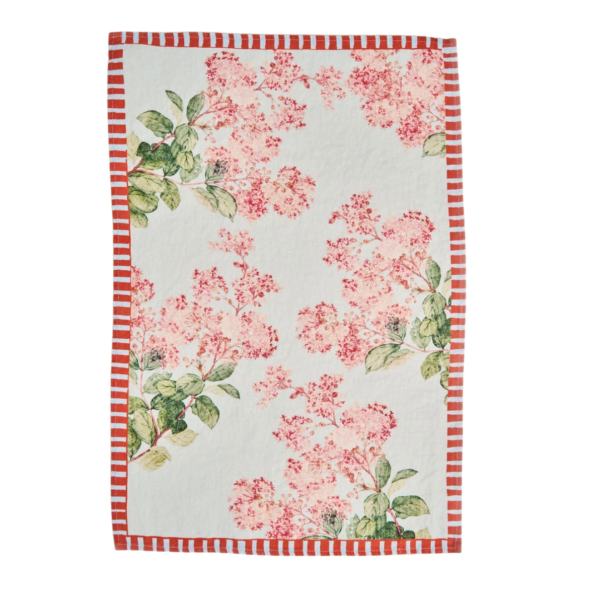 Hydrangea Branch Tea Towel, Sky