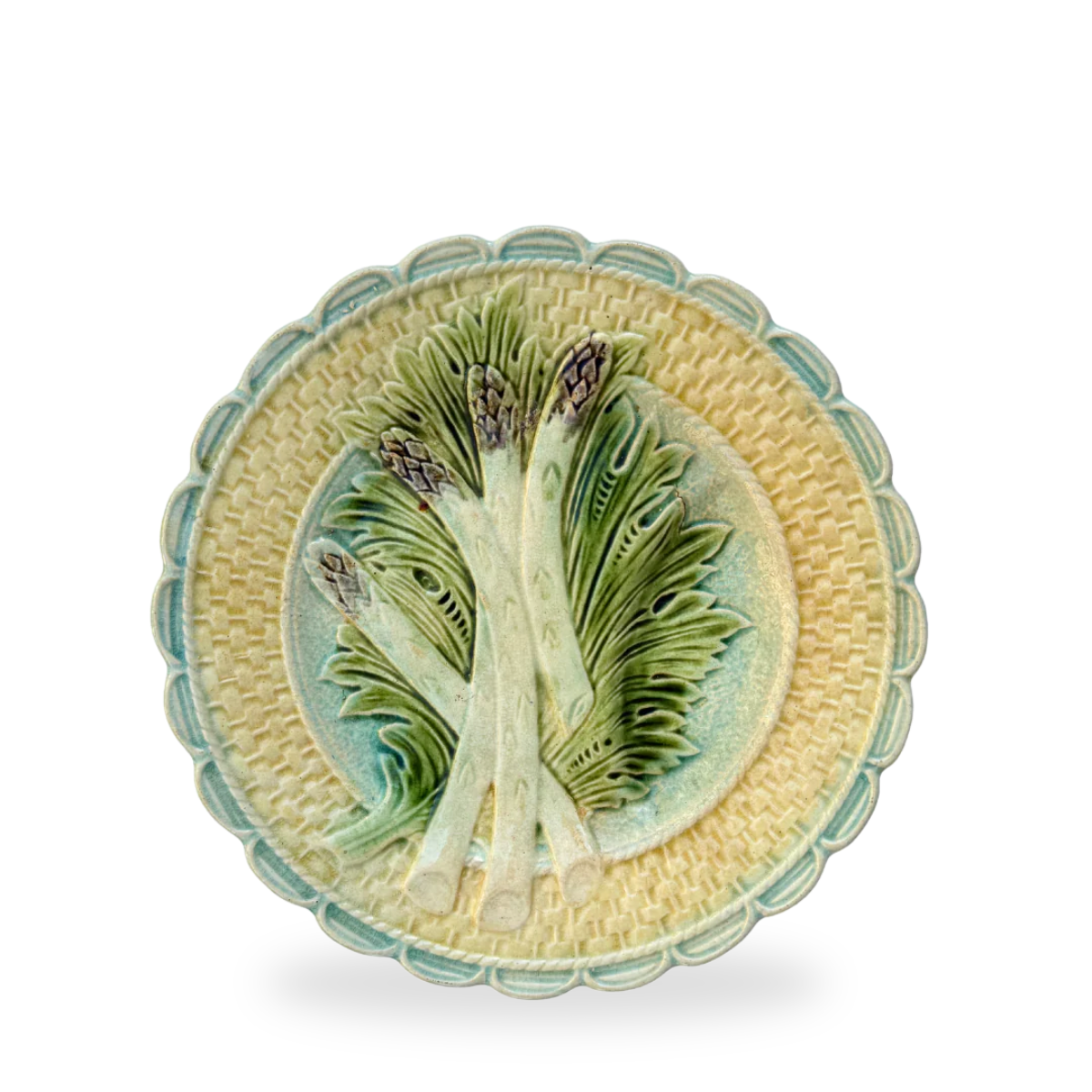 Antique French Asparagus Plate