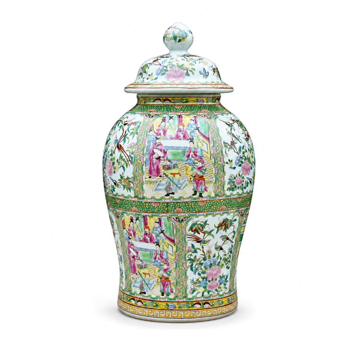 Mackleroy Rose Medallion Jar