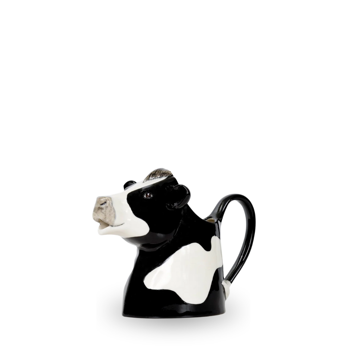Quail Ceramics Fresian Cow Jug, Medium