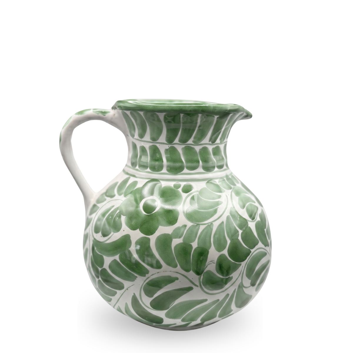 Dos Flores Water Pitcher, Ivy Green
