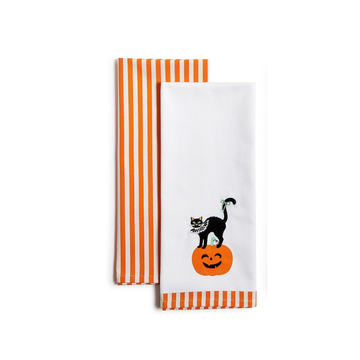 Scaredy Cat Dish Towels, Set of 2