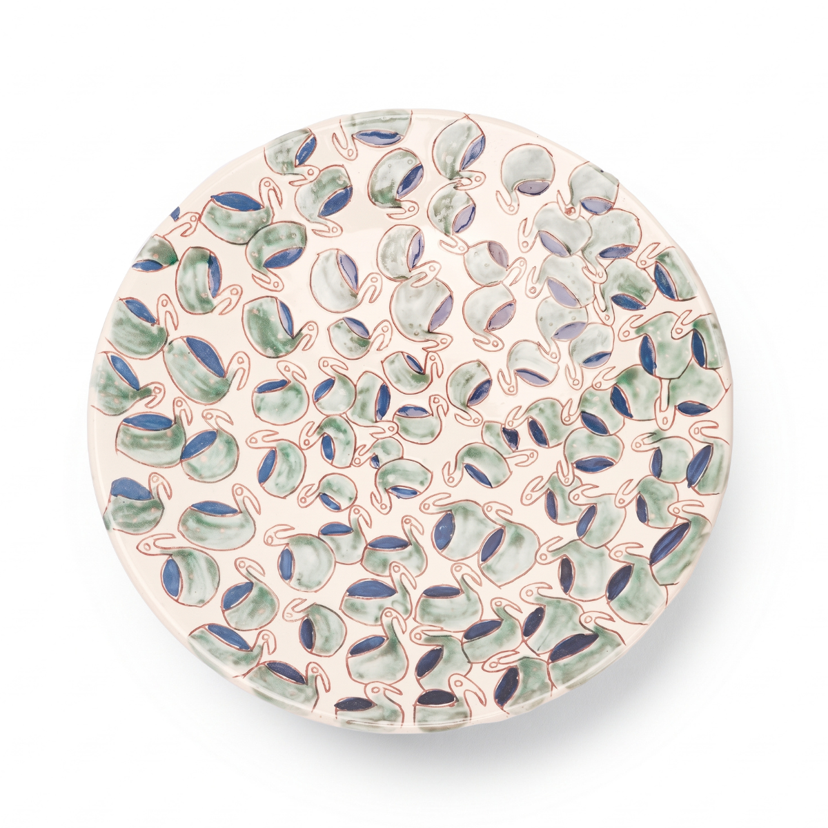 Ibis Ceramic Serving Plate