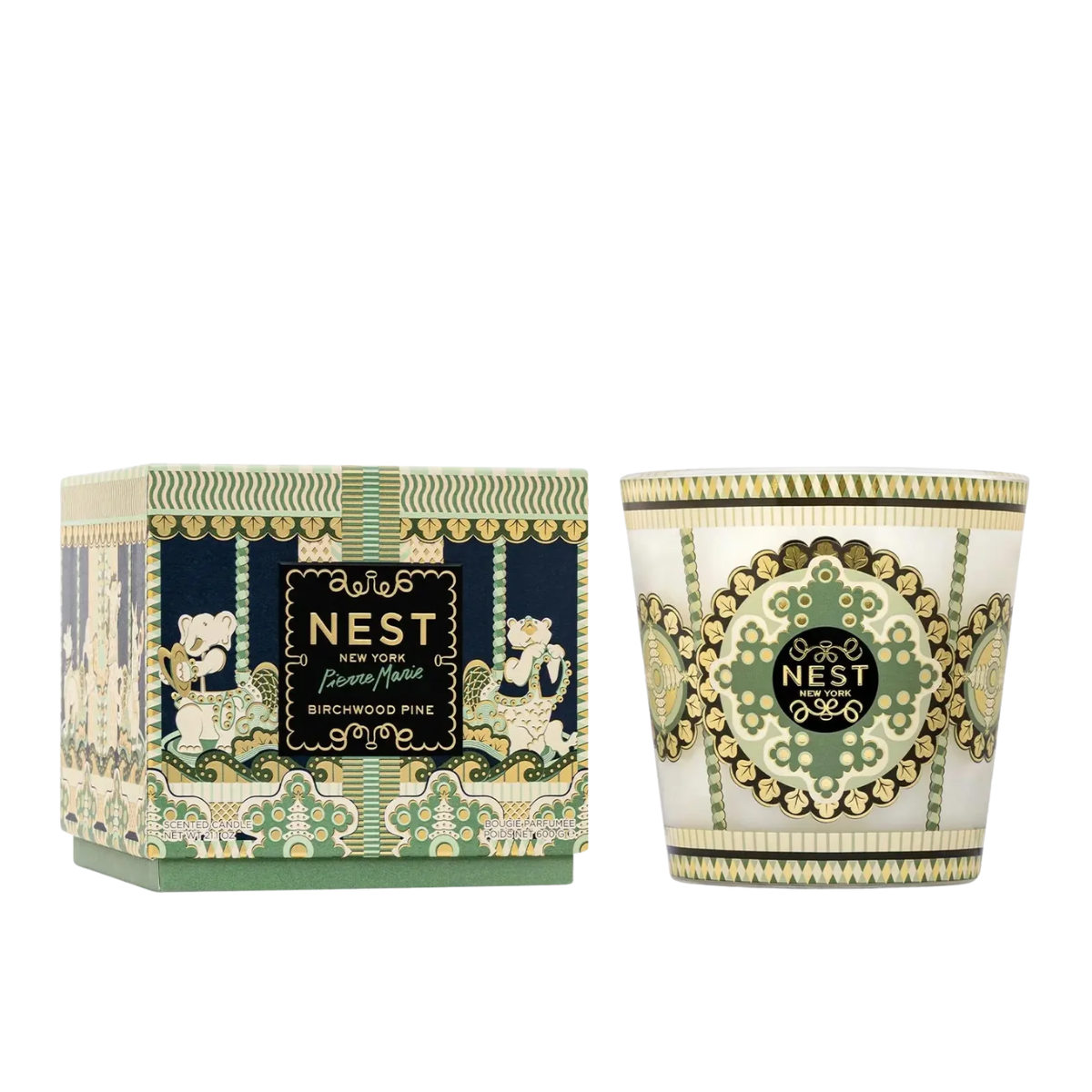 Nest New York x Pierre Marie Birchwood Pine 3-Wick Candle