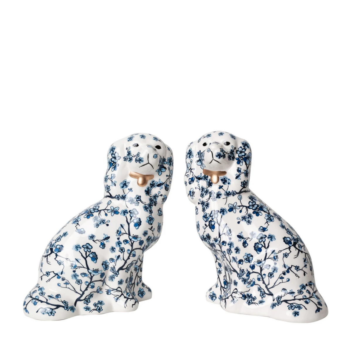 Aple Cherry Blossom Staffordshire Dogs