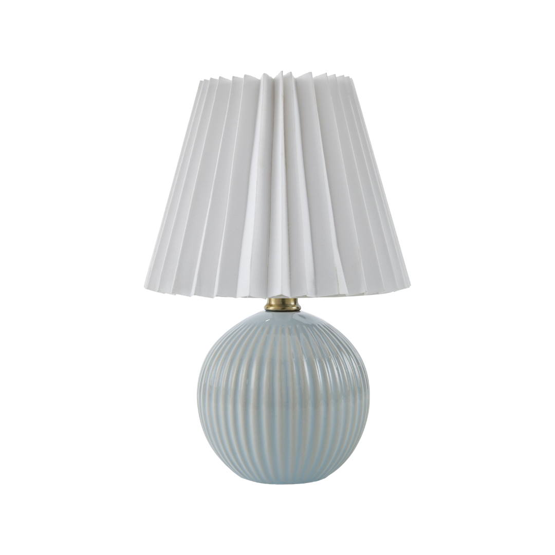 Tora Tiny Table Lamp, Blue Mist