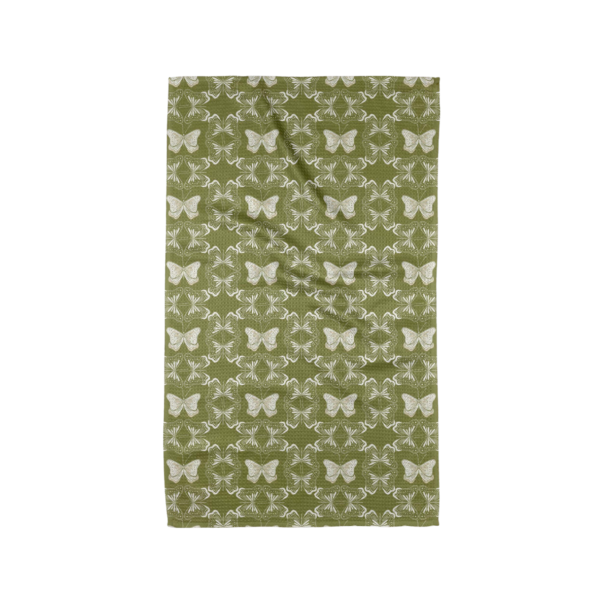 Geometric Butterflies Tea Towel