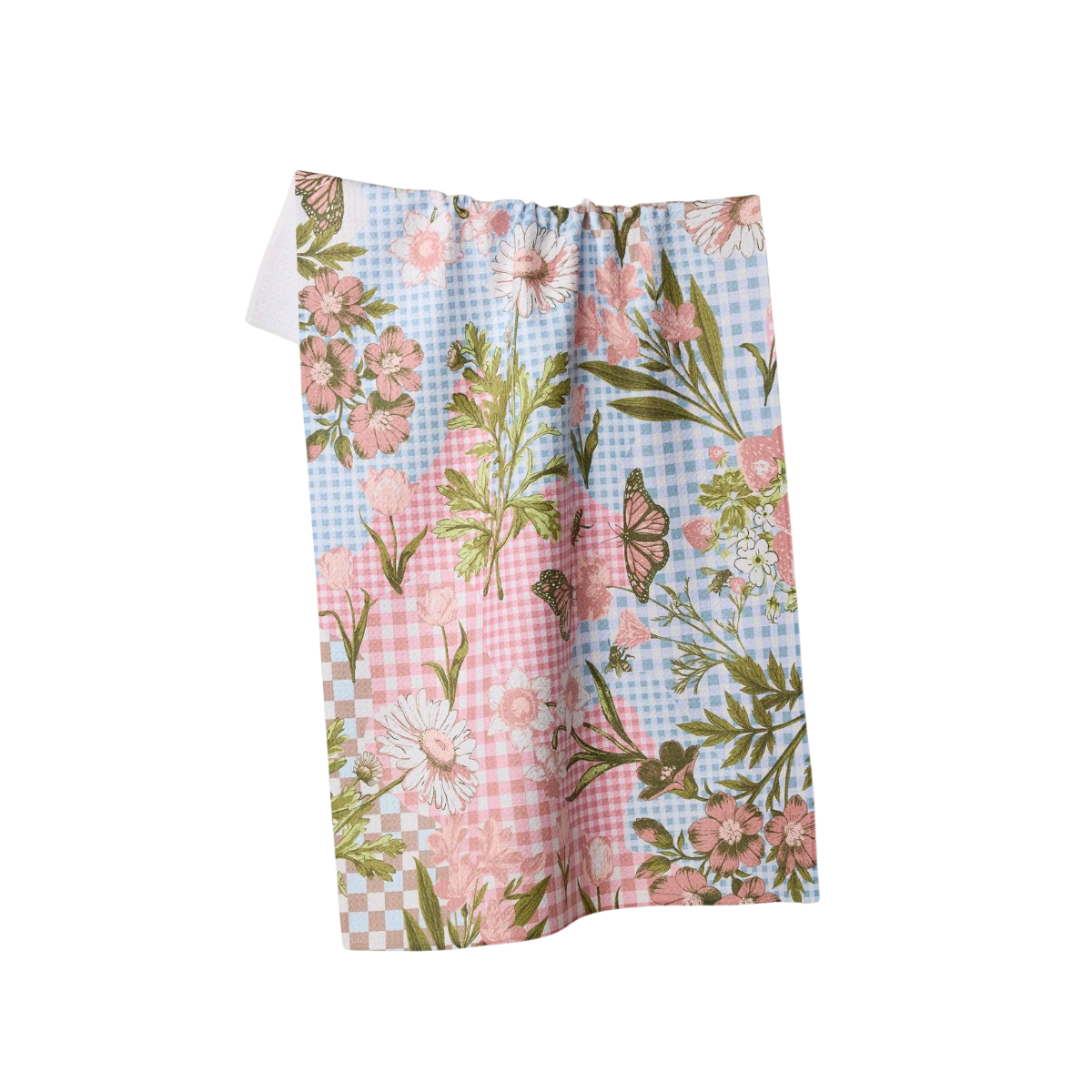 Floral Collage Tea Towel