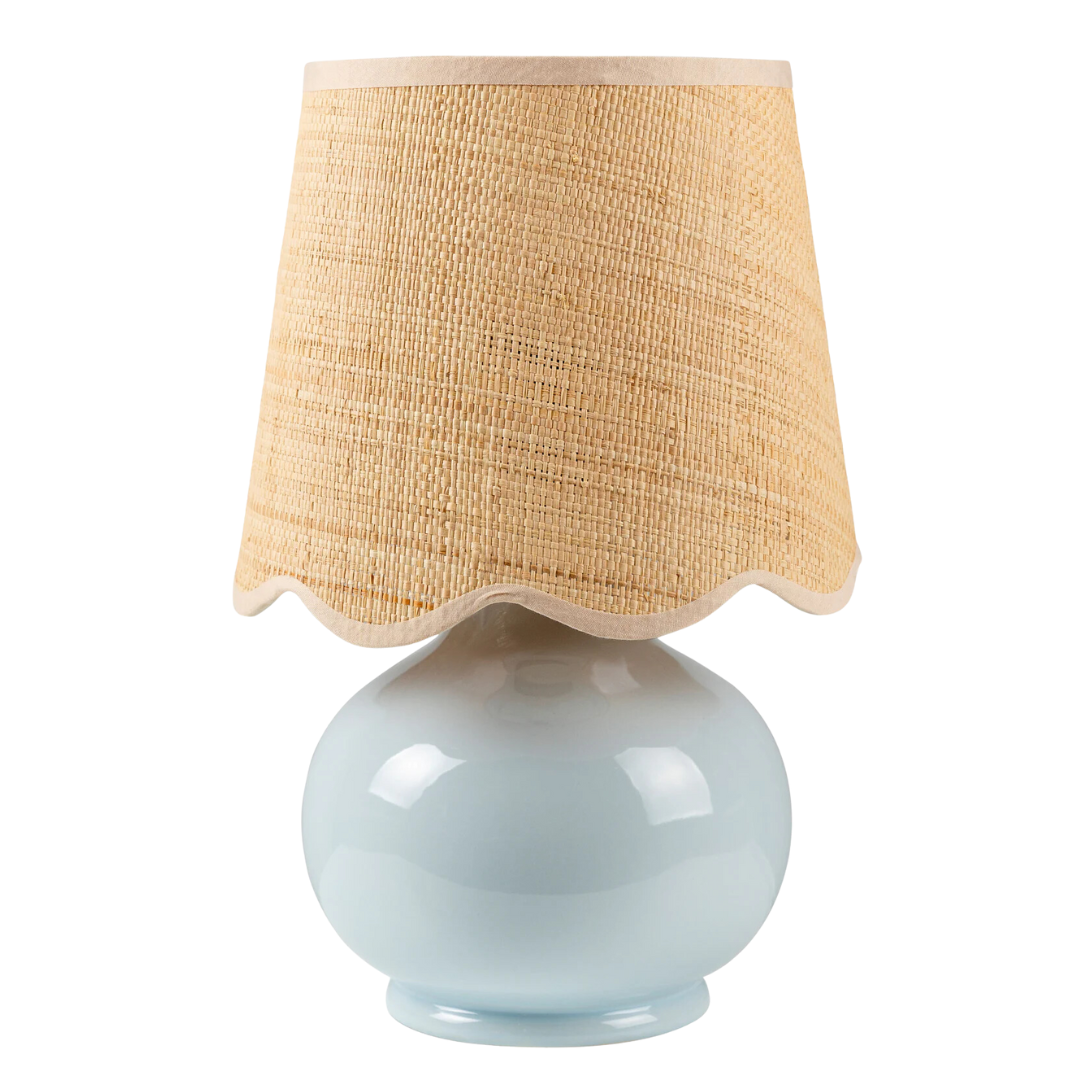 Evers Tiny Table Lamp, Powder Blue