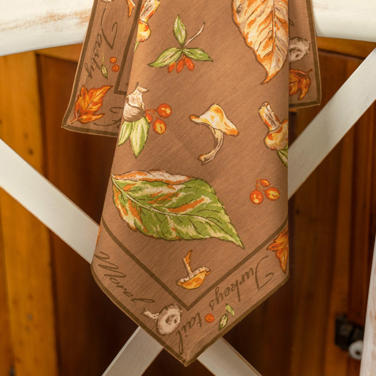 Mushroom Forager Napkins, Set of 4