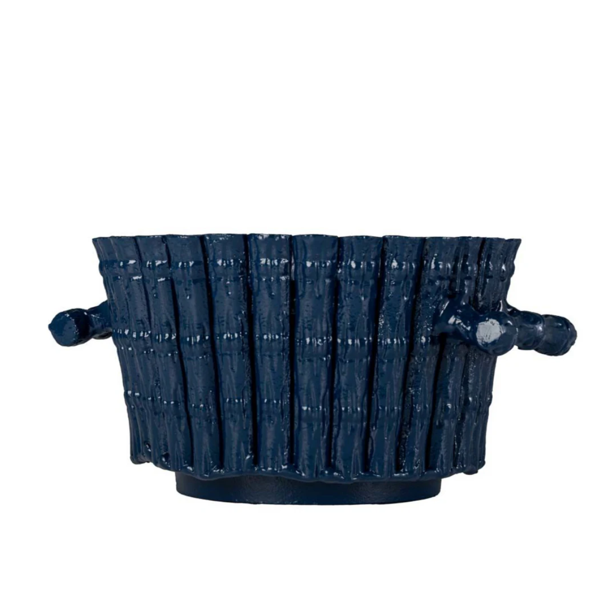 Collis Navy Bamboo Planter, Multi Sizes
