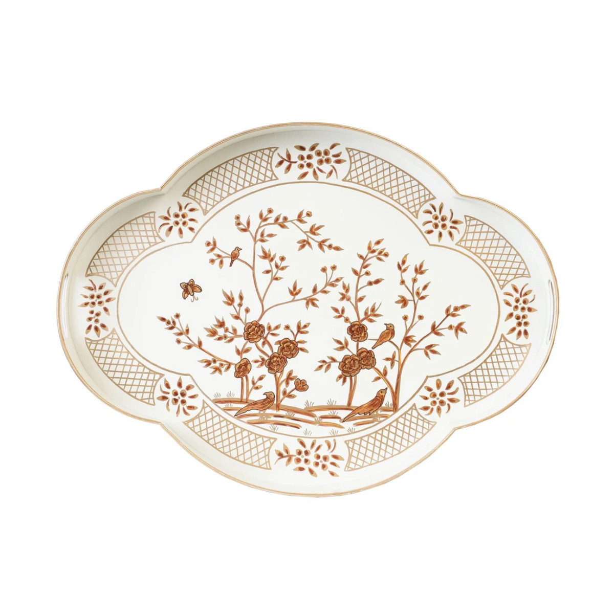 Litish Scalloped Tray