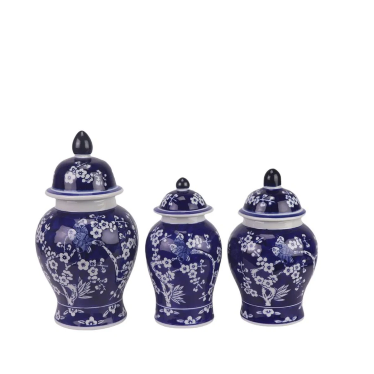Cranley Cherry Blossom Food Safe Jars, Set of 3