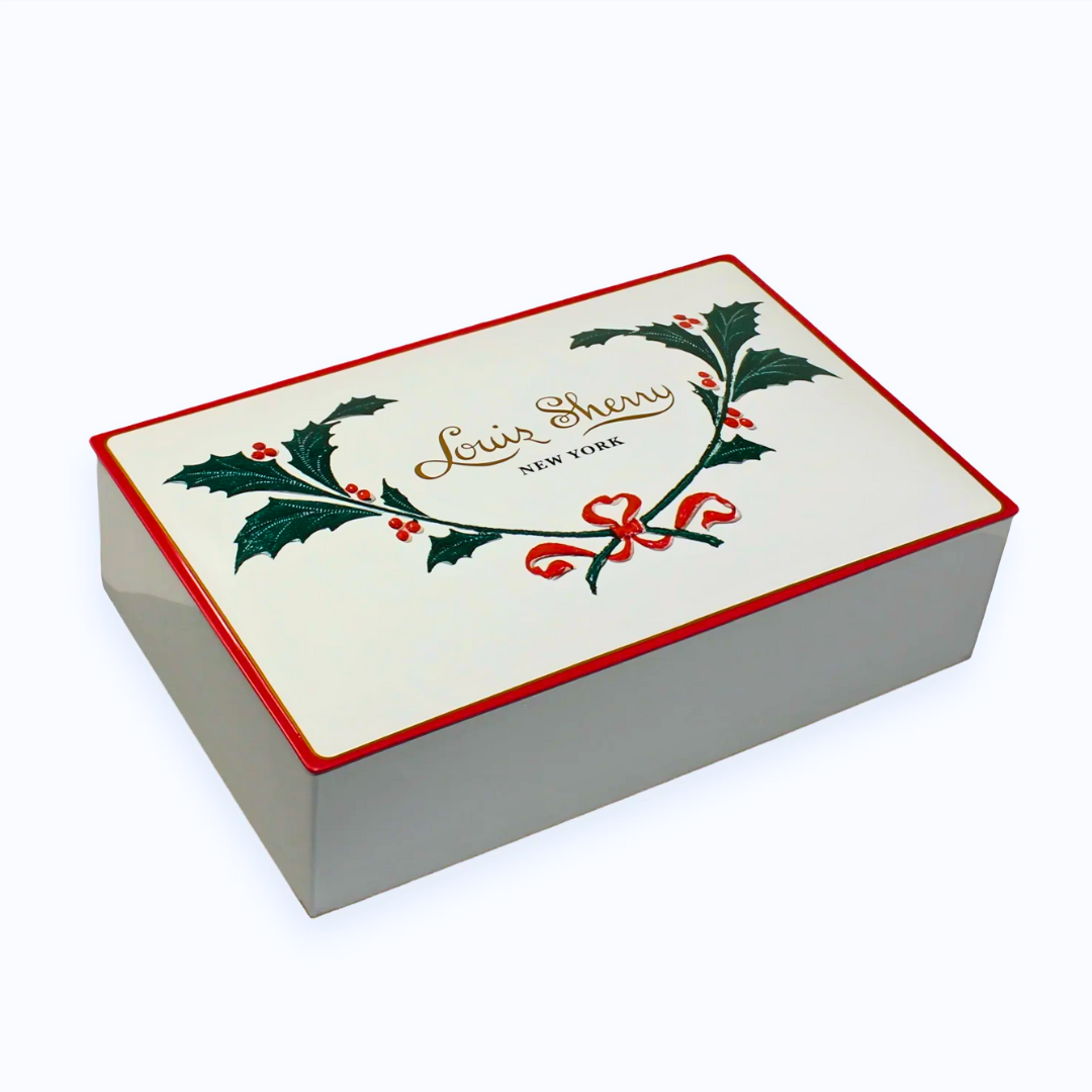 Louis Sherry 12-Piece Holly Chocolates Tin